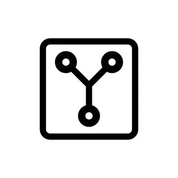 Clean isolated teamwork icon for apps, presentations, and branding projects Stock Illustration