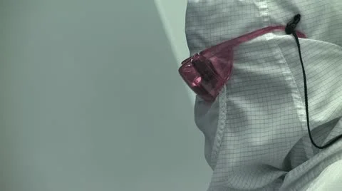 Clean Lab Technician BCU Stock Footage 22775002