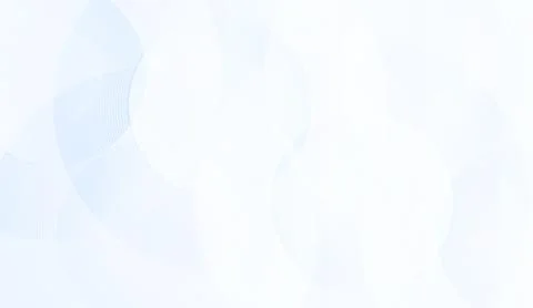 Clean light blue abstract background with soft fading circles and geometric Stock Illustration