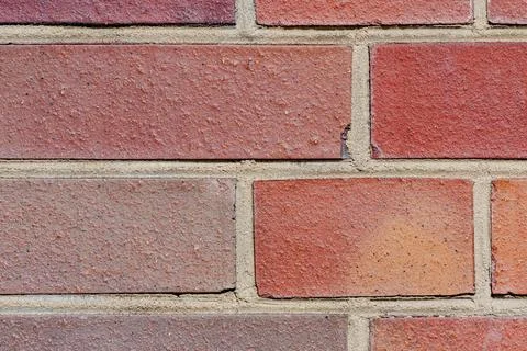 Clean Light-Colored Brick Wall Stock-Fotos
