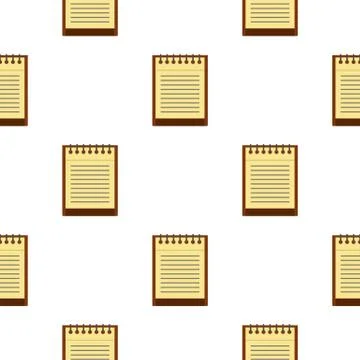 Clean lined sheet of notepad pattern seamless 스톡 일러스트