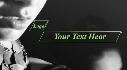 Clean lines Lower third After Effects stock