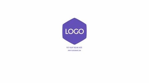 Clean Logo Reveal After Effects stock