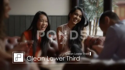 Clean Lower Third Stock After Effects