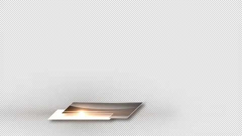 Clean Lower Third BL 3 Stock Footage 137342479