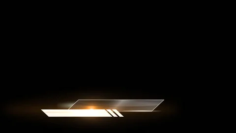 Clean Lower Third Black Stock-Footage 133477885