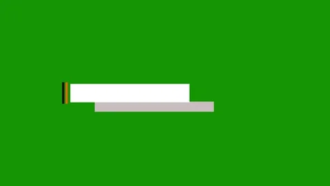 Clean Lower Third Title Animation Motion Graphics | Minimal 2D Green Screen Stock Footage 340656167