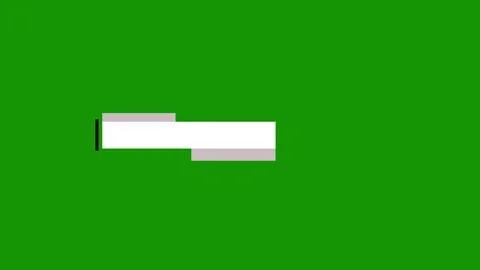 Clean Lower Third Title Animation Motion Graphics | Minimal 2D Green Screen Stock Footage 340656177