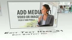 Clean media display Stock After Effects