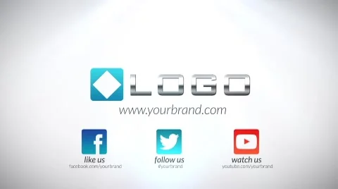 Clean Minimal Elegant Business Social Media Promo Logo Intro Animation Stinger Stock After Effects