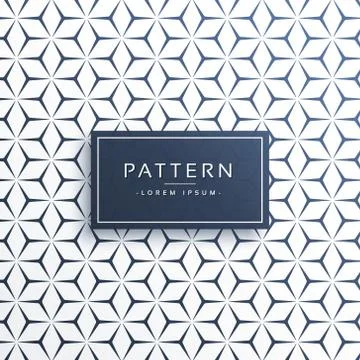 Clean minimal geometric pattern background Illustrazione stock