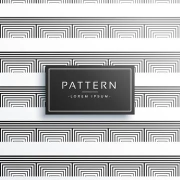 Clean minimal lines pattern vector design Stock Illustration