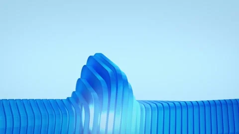 A clean, minimalist abstract animation Stock Footage 314641824
