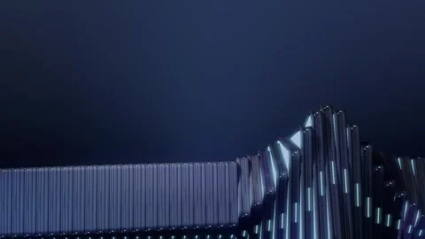 A clean, minimalist abstract animation Stock Footage 314641832