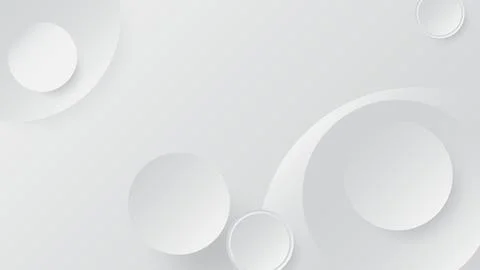 Clean minimalist circular element white background with soft gradient and s.. Stock Illustration