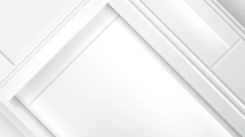 Clean minimalist geometric white background with soft gradient and shadow, .. Stock Illustration