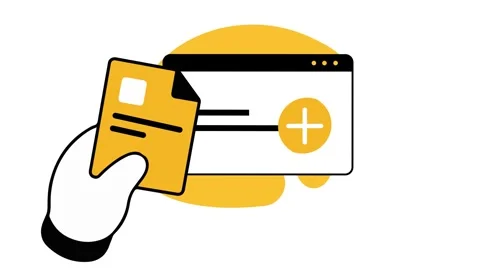 Clean Minimalist Solid White Motion Graphic Background, 2D animation Video stock 341844047