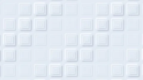 Clean Minimalist White Geometric Motion Background Loop Vídeos de archivo 344232130