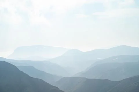 Clean minimalistic background of mountain layers Stock Photos