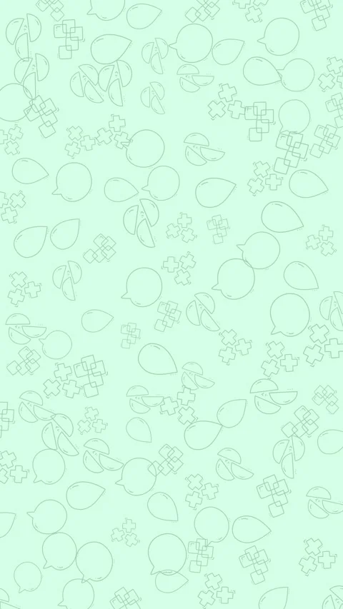 Clean mint green abstract pattern looping background with soft subtle forms Stock Footage 337281975