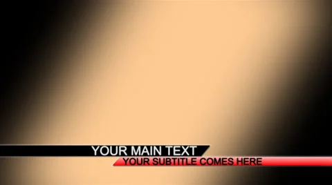 Clean Modern Lower Third Stock After Effects