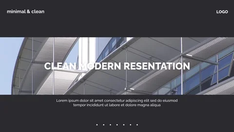 Clean Modern Presentation 스톡 After Effects