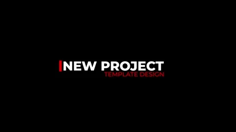 Clean Modern Title Animation 1 Stock After Effects