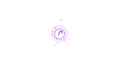 A clean modern vector animation of a curved share arrow icon accompanied by.. Stock Footage 345640637