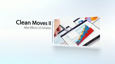 Clean Moves II - After Effects Template Stock After Effects