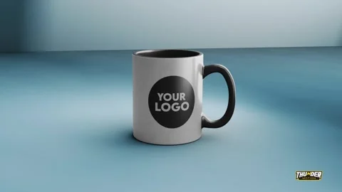 Clean Mug Mockup After Effects stock