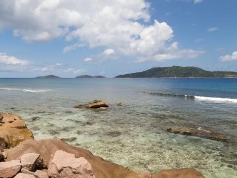 Clean ocean with waves Stock Photos