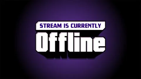 Clean offline streaming text style, with long shadow vector illustration Stock Illustration