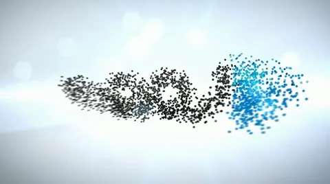 Clean Particle Logo Intro Stock After Effects