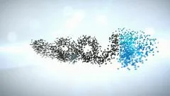 Clean Particle Logo Intro Stock After Effects