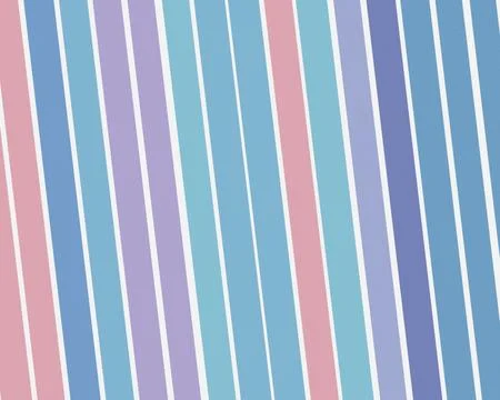 A clean pattern of vertical pastel stripes in blue, pink, and purple, offer.. Illustrazione stock