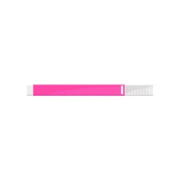Clean pink bracelet, template for security access, control or identification at Stock Illustration