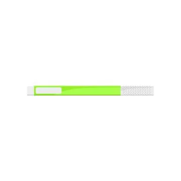 Clean plastic bracelet, template for security access, control or identification Stock Illustration