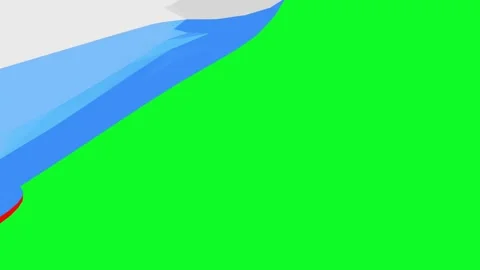 Clean polling station features white voting booths with flags Видео 331767828