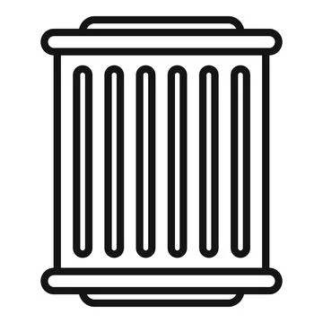 Clean pool filter icon outline vector. Cleaning pump Stock Illustration