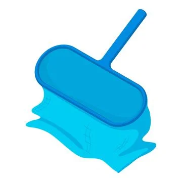 Clean pool net icon, isometric style Stock Illustration