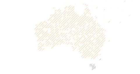 Clean Presentation Background with Australia Map Animation Stock Footage 327487521