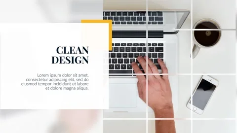 Clean Presentation - Modern Corporate 스톡 After Effects