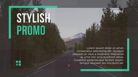 Clean Presentation promo opener Stock After Effects