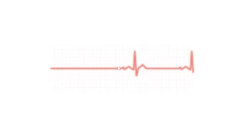 A clean, professional 4K motion graphics animation of a constant medical EC.. Vídeos de archivo 345640701