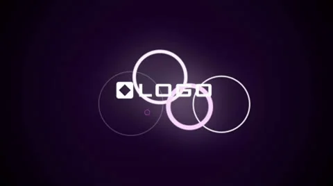 Clean Purple Elegant Text and Logo Reveal Intro Animation Stock After Effects