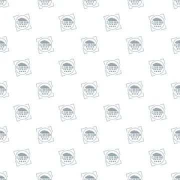 Clean rain pattern vector seamless Stock Illustration