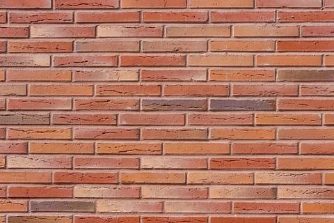 Clean red brick wall 写真素材
