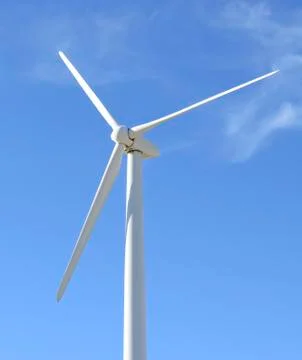 Clean, Renewable Energy for the Future: Wind Turbines in Wind Farm Stock-Fotos
