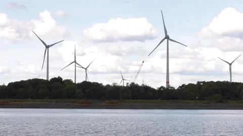 Clean Renewable wind Energy. Stock Footage 138763683