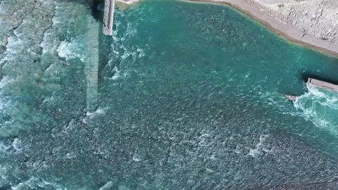 A clean river flowing in the mountains Stock-Footage 157045824